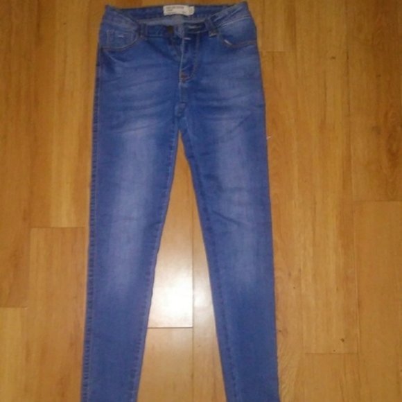 Encore Blue Wash Denim Skinny Jeans Sz 0 - Picture 3 of 3
